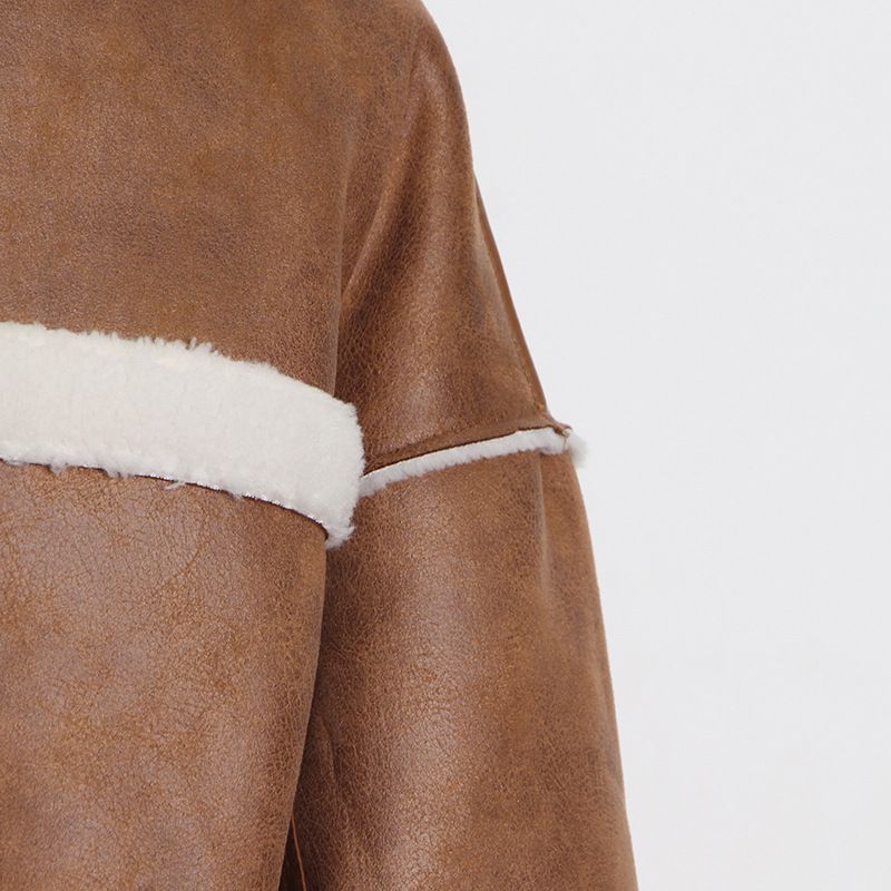 Faux Leather Sueded