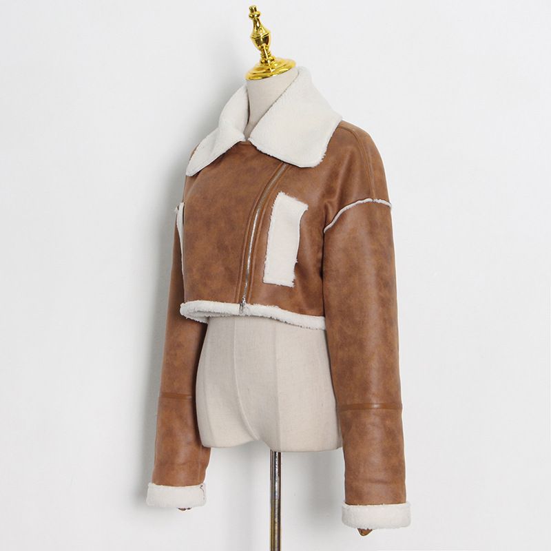 Faux Leather Sueded
