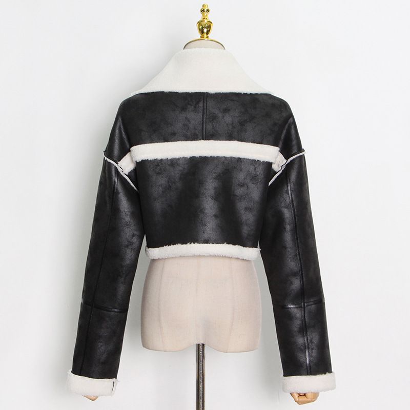 Faux Leather Sueded