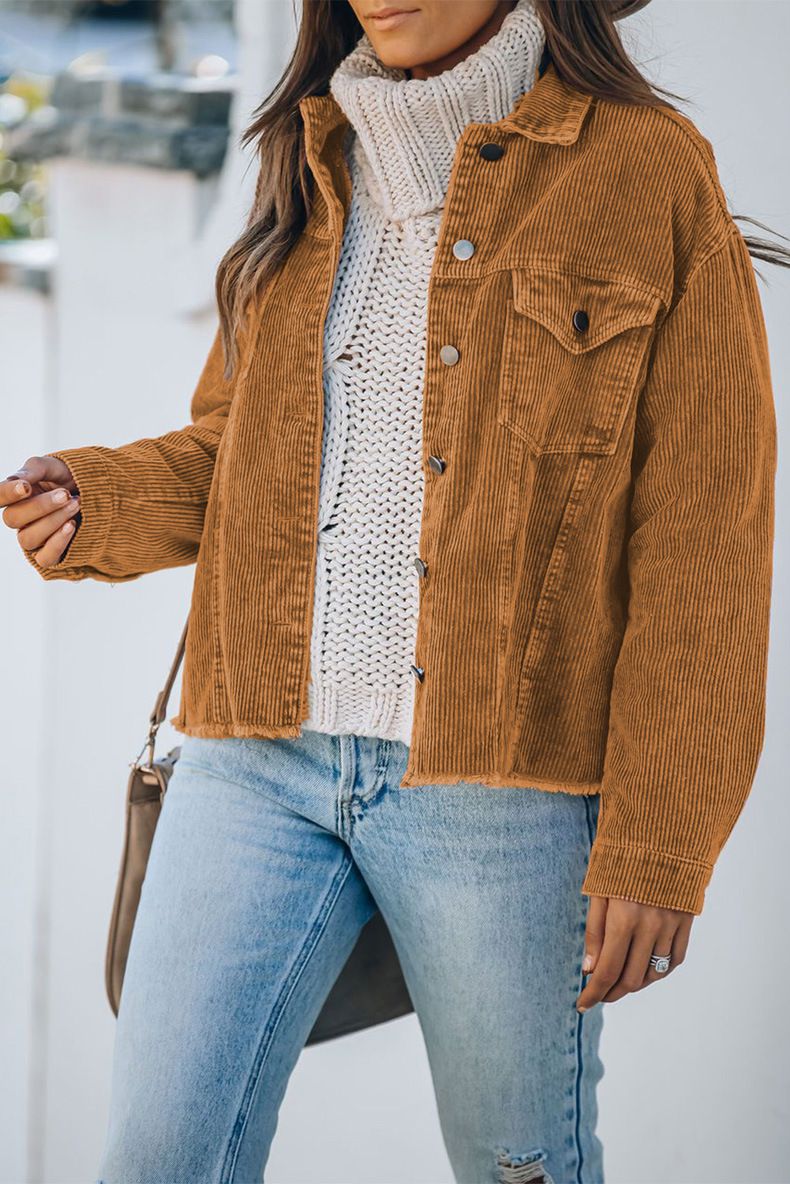 Ripped Hem Oversized
