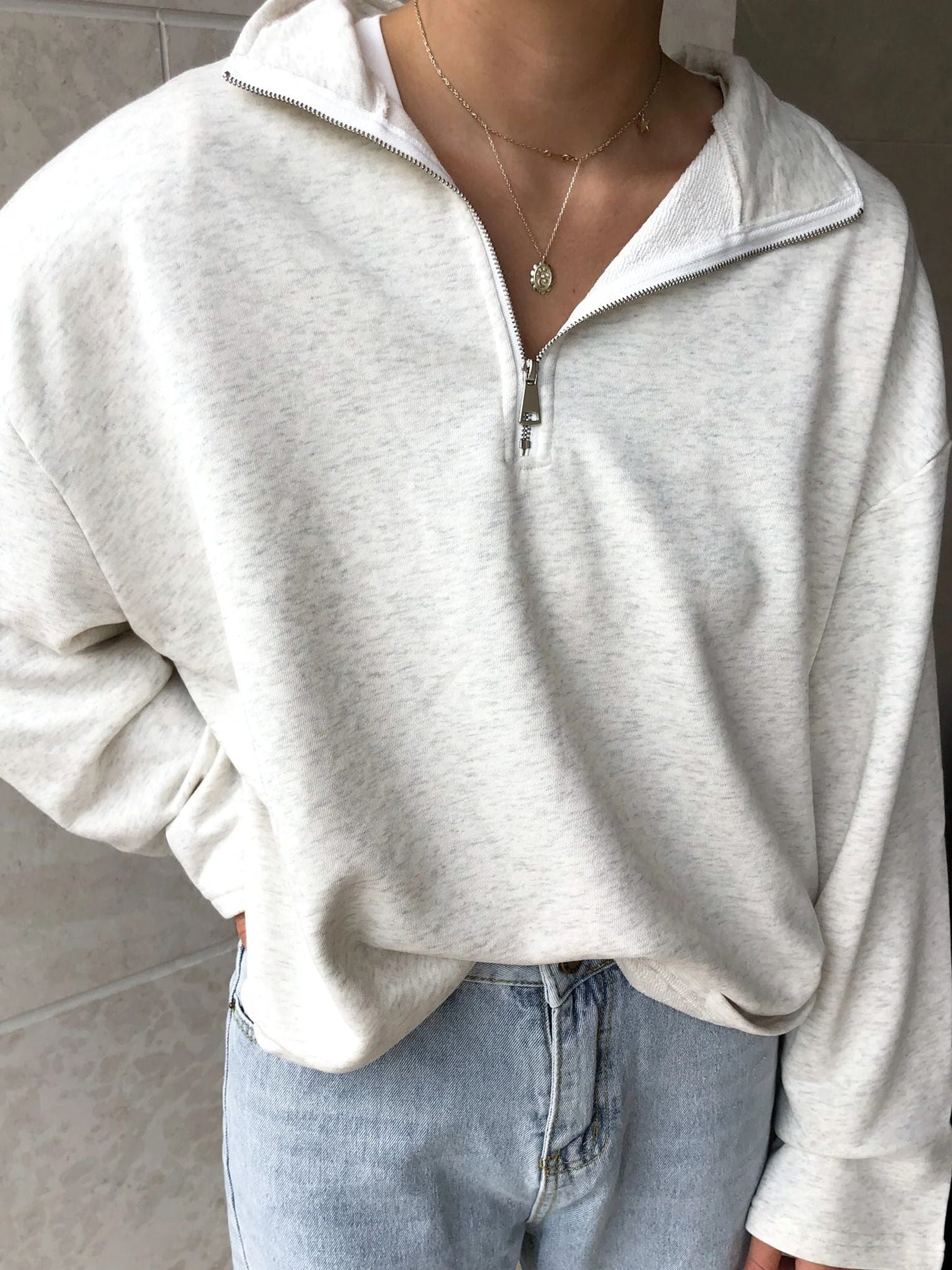 Casual Polo Neck