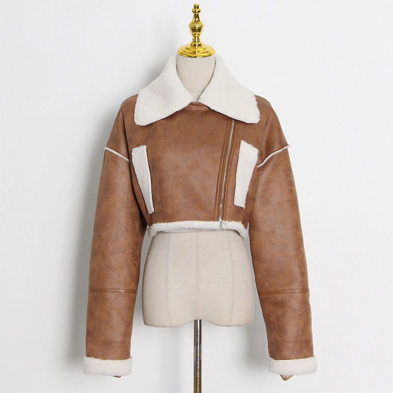 Faux Leather Sueded