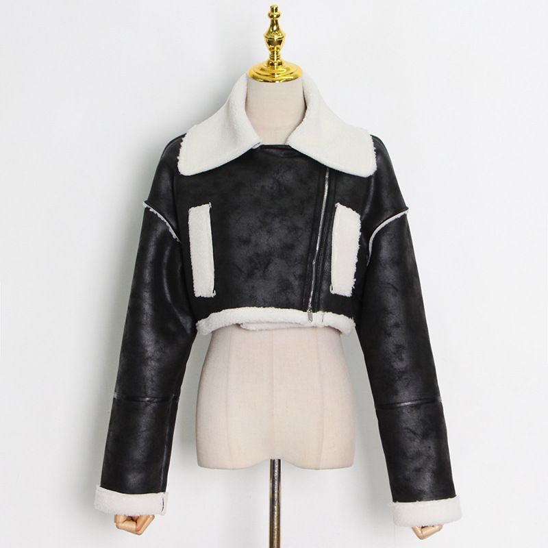 Faux Leather Sueded