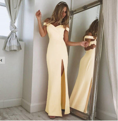 Long Maxi Dress High Slit
