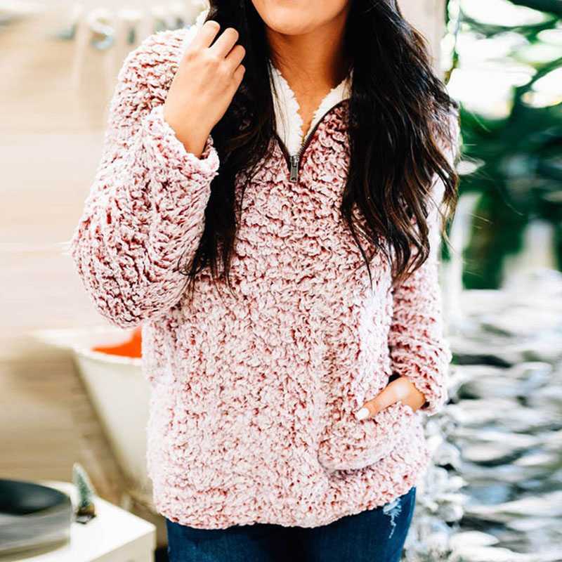 Quarter Zip Sherpa
